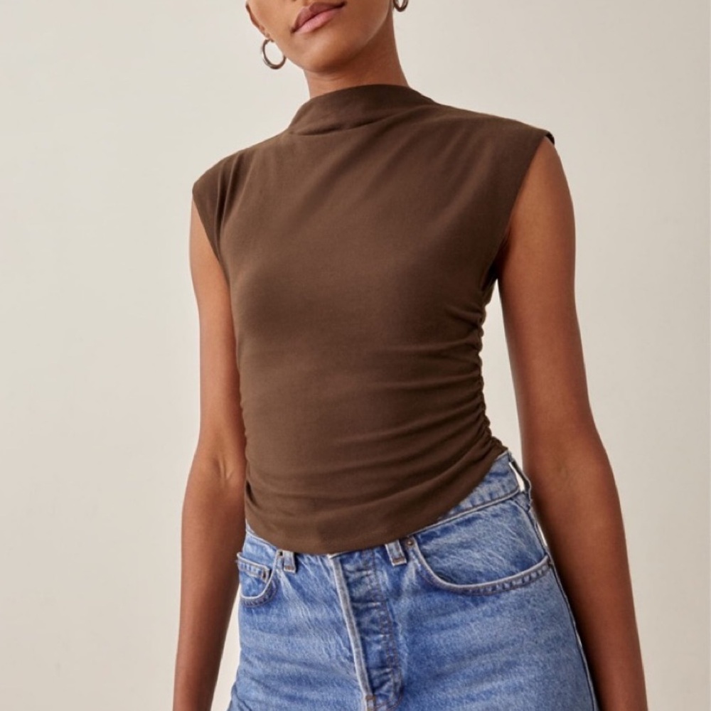 Reformation Lindy Knit Top
